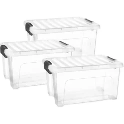 Opbergboxen-PlasticForte Multi Storage Opslagbox - transparant - 16.5L
