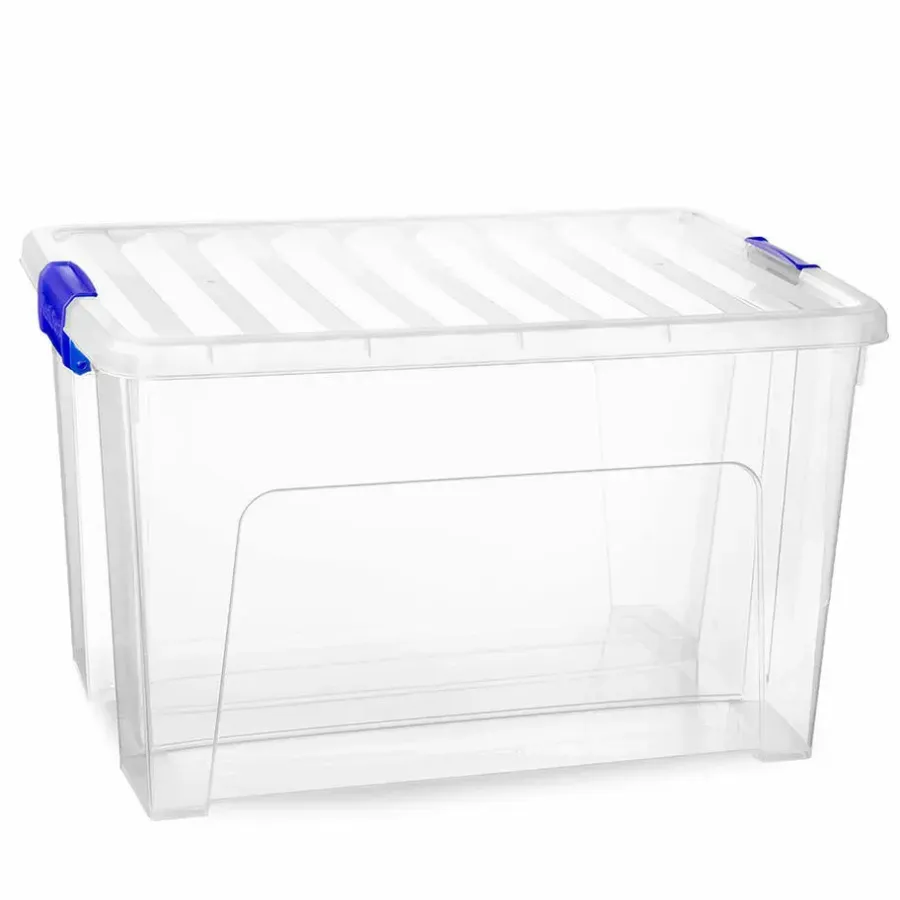 PlasticForte Multi Storage Opslagbox - transparant - 47L