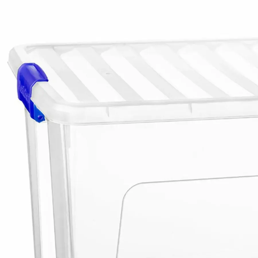 PlasticForte Multi Storage Opslagbox - transparant - 47L