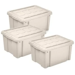 PlasticForte Multi Storage Opslagbox - beige - 16L