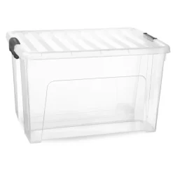 Opbergboxen-PlasticForte Opbergbox met deksel - 47L - kunststof