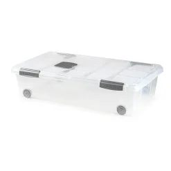 PlasticForte Opslagbak met deksel - 1x - 30L - 73 x 41 x 18 cm