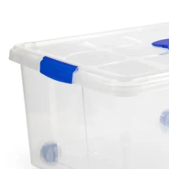 PlasticForte Opslagbak met deksel - 1x - 57L - 62 x 45 x 32 cm
