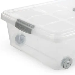 Opbergboxen-PlasticForte Opslagbak met deksel - 1x - 31L - 62 x 45 x 18 cm