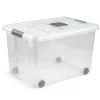 Opbergboxen-PlasticForte Opslagbak met deksel - 1x - 55L - 59 x 40 x 35 cm