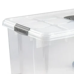 Opbergboxen-PlasticForte Opslagbak met deksel - 1x - 55L - 59 x 40 x 35 cm