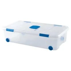 Opbergboxen-PlasticForte Opslagbak met deksel - 1x - 30L - 73 x 41 x 18 cm