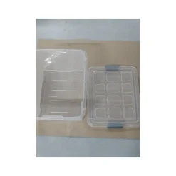Opbergboxen-PlasticForte Opslagbakken - met deksel - 25L - 42x36x25 cm