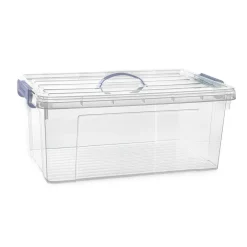 Opbergboxen-PlasticForte Opslagbox AZUL - transparant - 39 liter