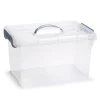 Opbergboxen-PlasticForte Opslagbox AZUL - transparant - 18.5 liter