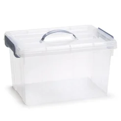 Opbergboxen-PlasticForte Opslagbox AZUL - transparant - 18.5 liter