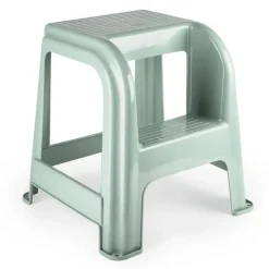 PlasticForte Opstapkrukje - 2 tredes - groen - 45 cm