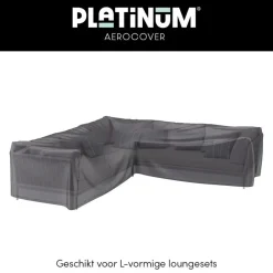 Aerocover Platinum loungesethoes L-vorm 300x300 cm