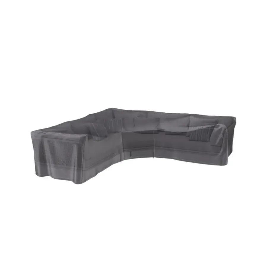 Tuinmeubelbeschermers-Aerocover Platinum loungesethoes 300x300 cm - L-vorm trapeze