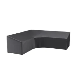 Tuinmeubelbeschermers-Aerocover Platinum loungesethoes 255x255x90x65 cm - L-vorm trapeze