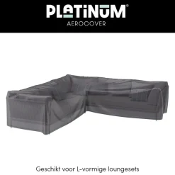 Tuinmeubelbeschermers-Aerocover Platinum loungesethoes L-vorm 235x235 cm