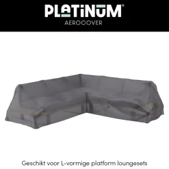 Tuinmeubelbeschermers-Aerocover Platinum platform loungesethoes 300x300 cm
