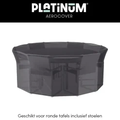 Tuinmeubelbeschermers-Aerocover Platinum Ronde tuinsethoes - 200x85 cm