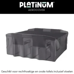Tuinmeubelbeschermers-Aerocover Platinum tuinsethoes - 220x150x85 cm