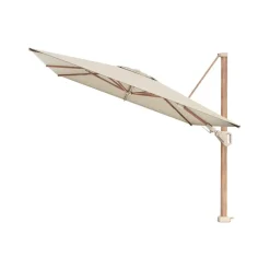 Parasols-Platinum Challenger T2 zweefparasol premium - 3,5x2,6 m. - Champagne teak