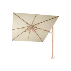 Parasols-Platinum Challenger T2 zweefparasol premium - 3,5x2,6 m. - Champagne teak