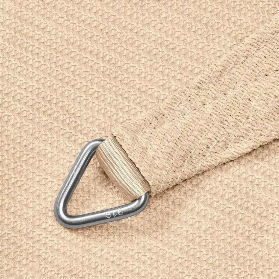 Schaduwdoeken-Platinum Coolfit schaduwdoek vierkant 3.6x3.6 m - Gebroken Wit