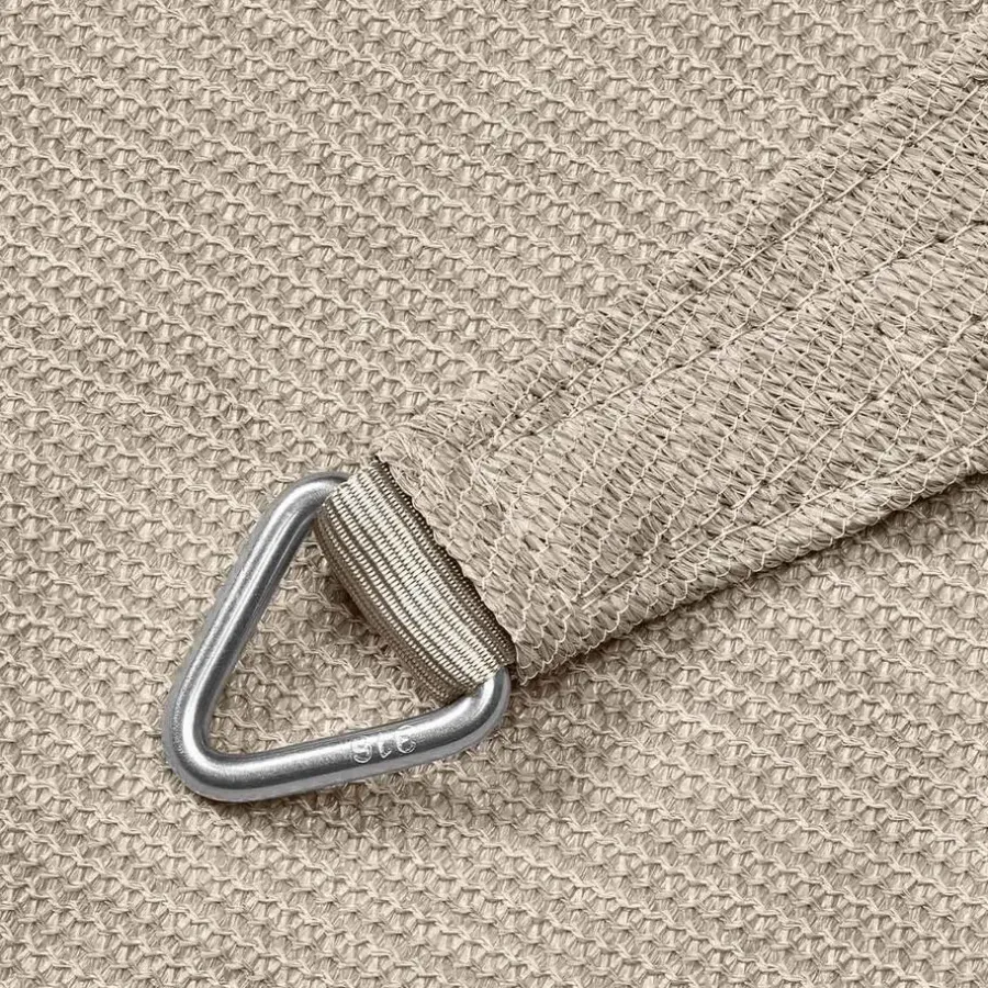 Platinum Coolfit schaduwdoek vierkant 5x5m greige
