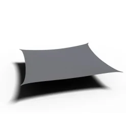Platinum Dreamsail waterproof schaduwdoek vierkant 4x4 m - Grijs