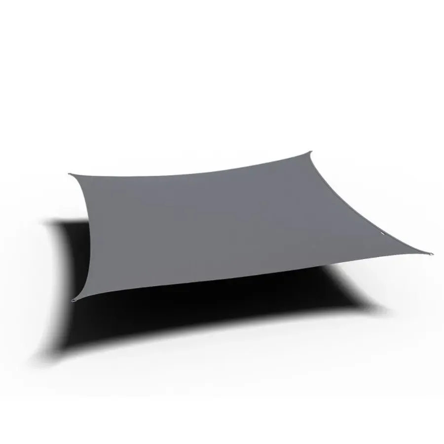 Platinum Dreamsail waterproof schaduwdoek vierkant 4x4 m - Grijs