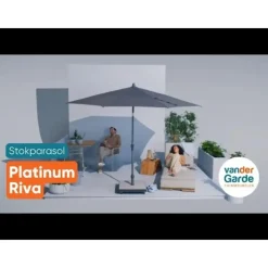 Parasols-Platinum Riva parasol 3,5 m. Antraciet