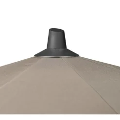 Platinum Riva stokparasol 3 m. rond - Teak Antraciet