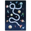 Muratap Play Speeltapijt Ruimte - 80x120 cm - Blauw - Vloerkleed Kinderkamer