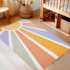 Muratap Play Sunshine Speeltapijt - 80x120 cm - Multi Creme - Vloerkleed Kinderkamer
