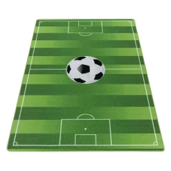 Muratap Play Voetbal Speeltapijt - 160x230 cm - Groen - Vloerkleed Kinderkamer