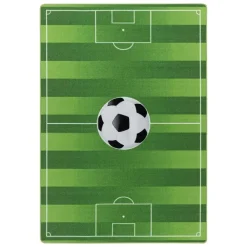 Muratap Play Voetbal Speeltapijt - 80x120 cm - Groen - Vloerkleed Kinderkamer