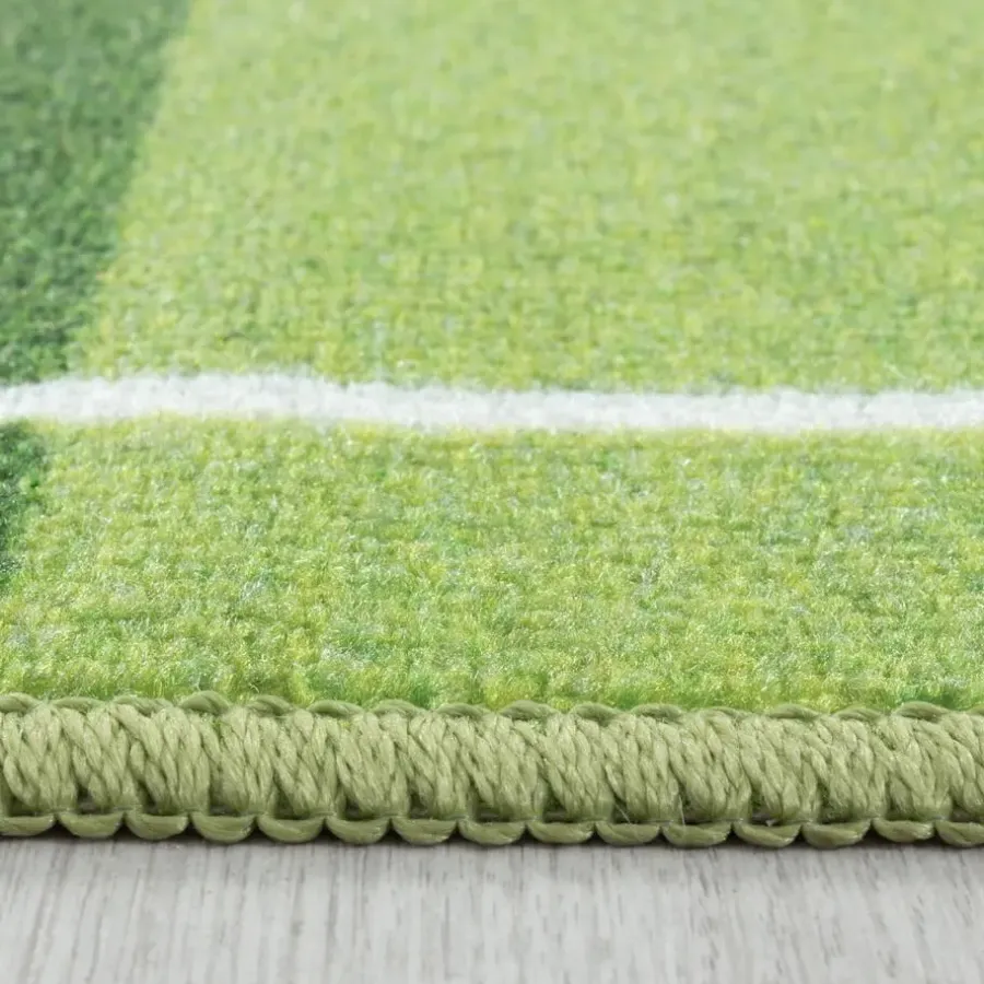Muratap Play Voetbal Speeltapijt - 80x120 cm - Groen - Vloerkleed Kinderkamer