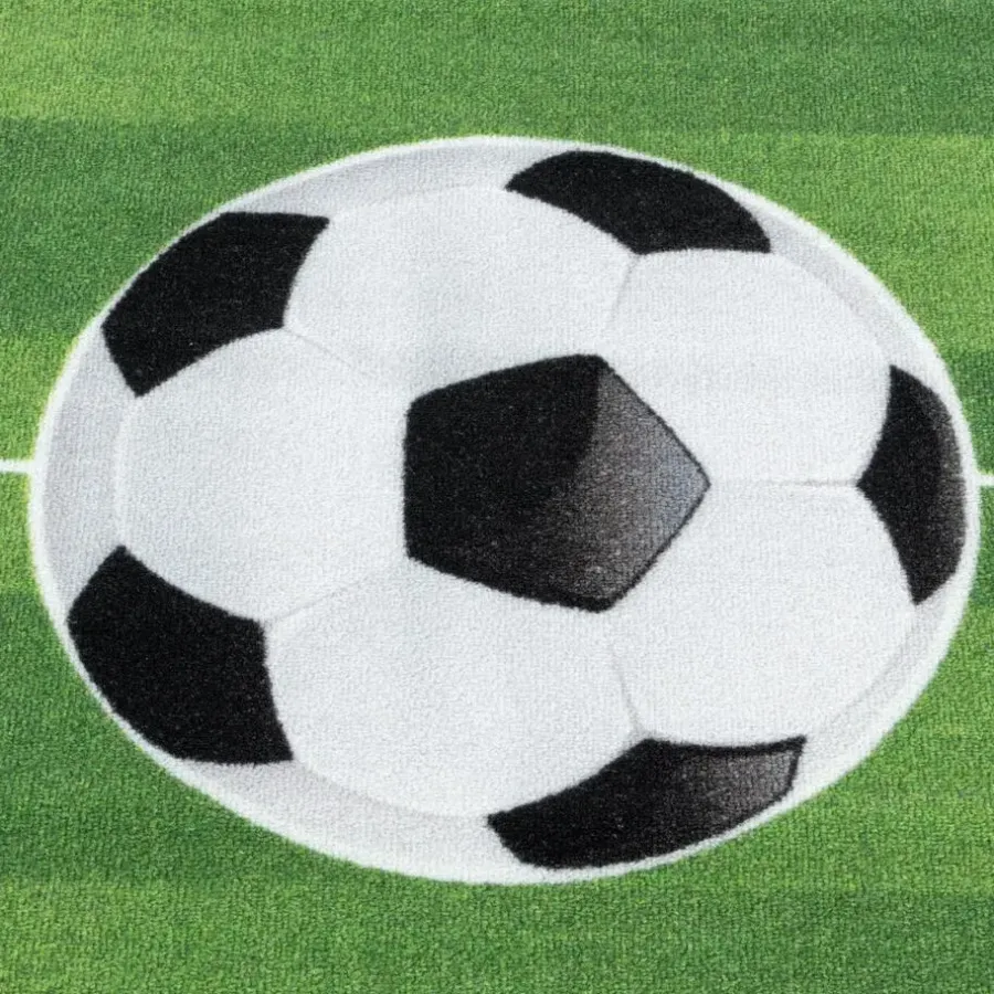 Muratap Play Voetbal Speeltapijt - 80x120 cm - Groen - Vloerkleed Kinderkamer