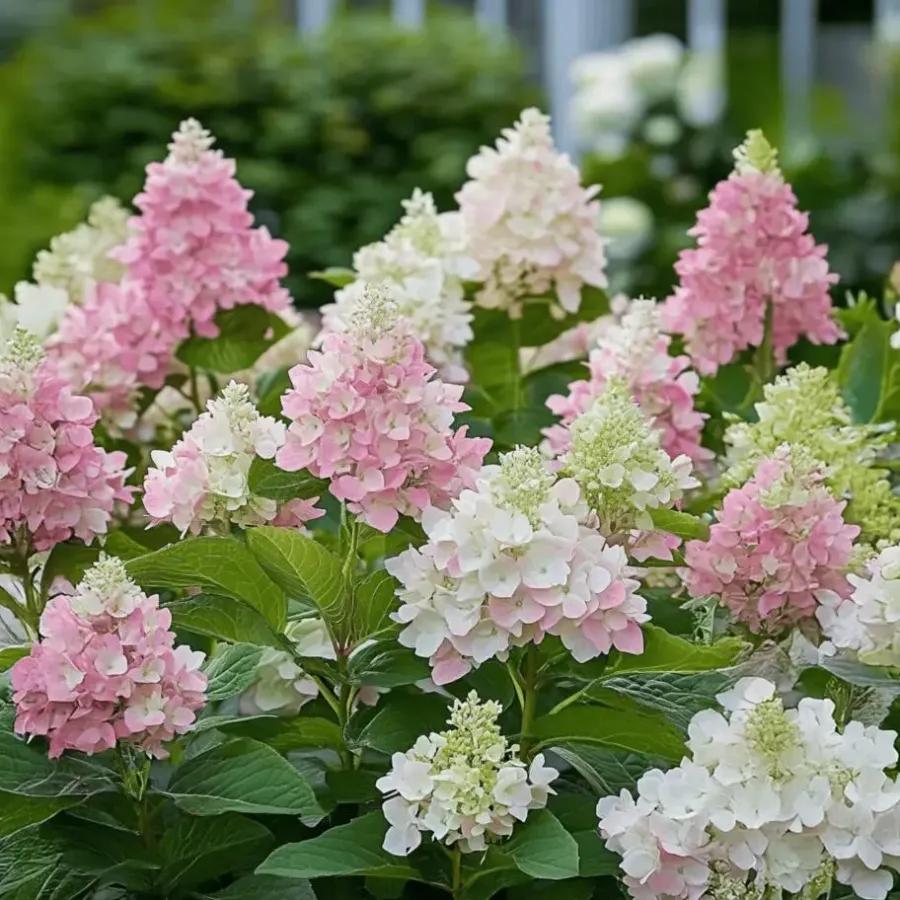 Planten|Tuinplanten-Plant in a Box Pluimhortensia - Set van 2 - Hydrangea 'Pinky Winky' - Hoogte 25-40cm - ⌀19cm