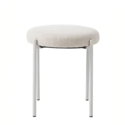 Giga Living Poef Beige Stof - 43,5x44x48cm - Pelican