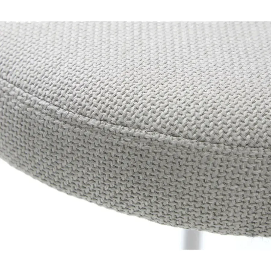 Giga Living Poef Beige Stof - 43,5x44x48cm - Pelican