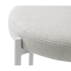 Giga Living Poef Beige Stof - 43,5x44x48cm - Pelican