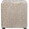 Poefen-Leen Bakker Poef Cloe - zand - 43x43x43 cm
