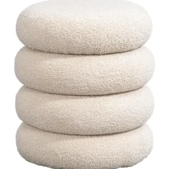 Poefen-Leen Bakker Poef Daroca - beige - 50xØ45 cm