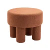 HomeMixx Poef Demi - Bouclé Roest
