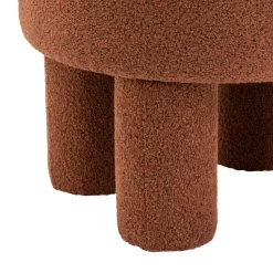 HomeMixx Poef Demi - Bouclé Roest