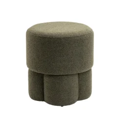 Poefen-HomeMixx Poef Geneva - Bouclé Groen