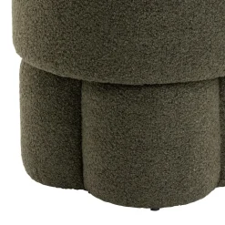 Poefen-HomeMixx Poef Geneva - Bouclé Groen