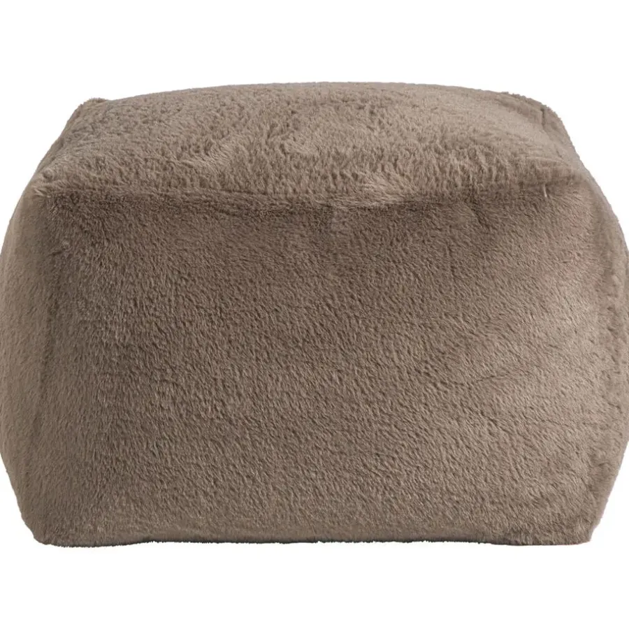 Poefen-Leen Bakker Poef Hein - taupe - 30x40x40 cm