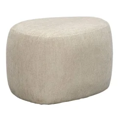 Leen Bakker Poef Kacy - beige - 38x60x48 cm