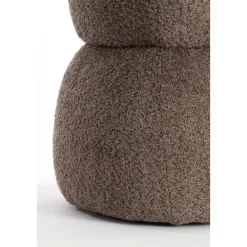 Light & Living Poef Leyla - Bruin - Ø40cm
